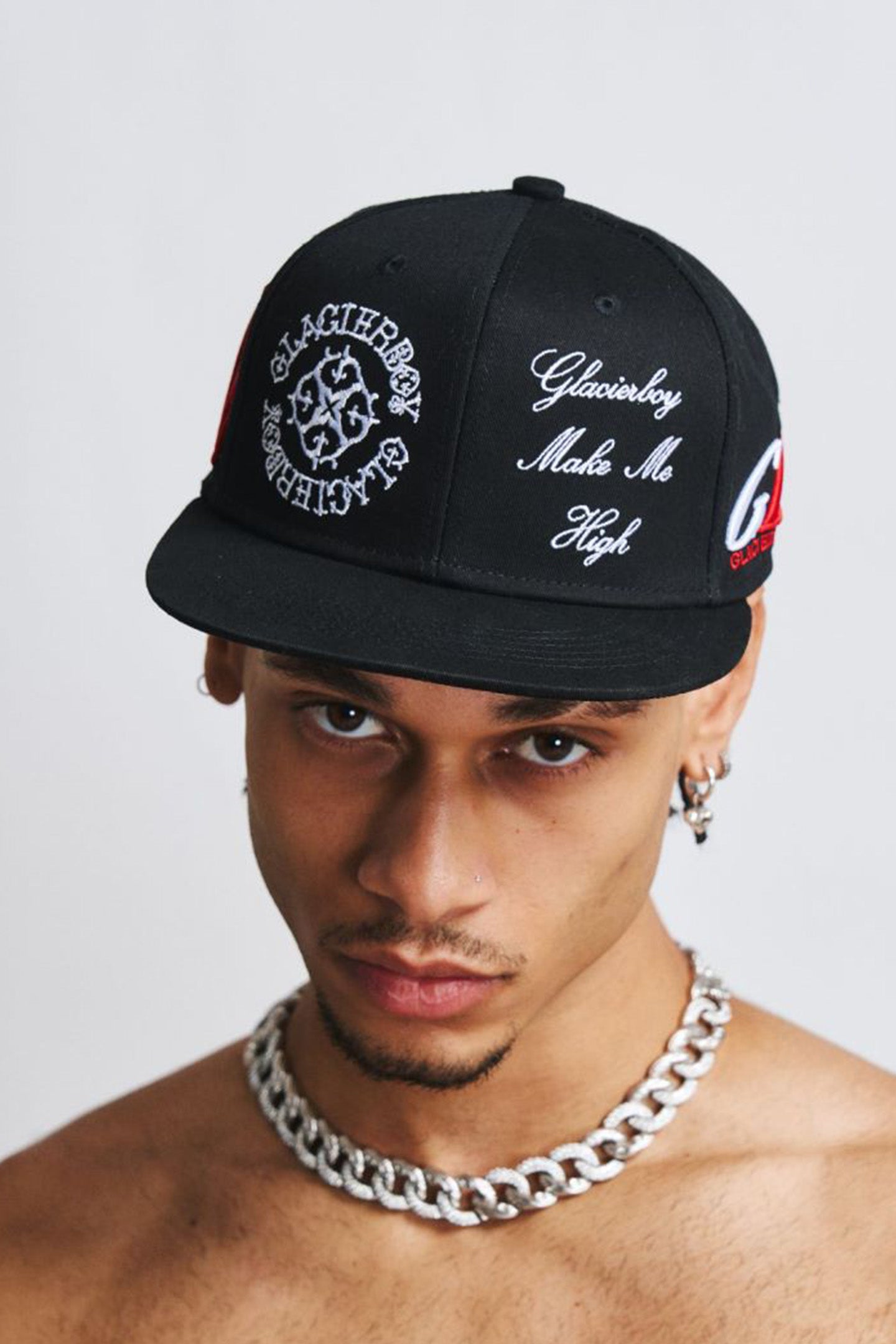 GLACIERBOY丨3D Embroidered Baseball Cap - PSYLOS 1, GLACIERBOY丨3D Embroidered Baseball Cap, Hat, GLACIERBOY•JAPAN, PSYLOS 1